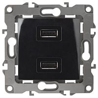 Б0027496 Устройство зарядное USB 12-4110-06 5В-2100мА черн. ЭРА 