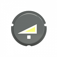 Кнопка "Светорегулятор" SBD-N2GR free@home Zenit сер. ABB 2CLA202640N1402