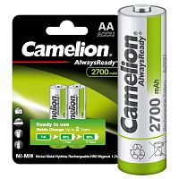 15036 Аккумулятор Always Ready AA-2700mAh Ni-Mh BL-2 NH-AA2700BP2 1.2В Camelion 