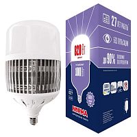 Лампа LED сверхмощная Volpe E27 100W 6500K матовая LED-M80-100W/6500K/E27/FR/NR UL-00006798 в г. Санкт-Петербург 