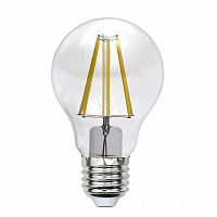 Лампа светодиодная филаментная Uniel E27 7W 3000K прозрачная LED-A60-7W/WW/E27/CL/MB GLM10TR UL-00002366 в г. Санкт-Петербург 