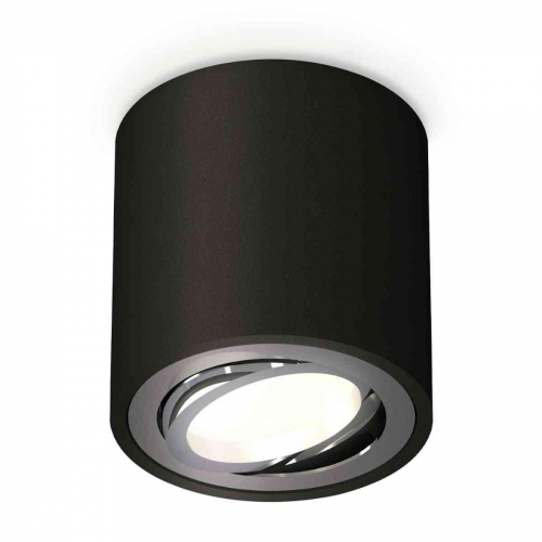 Комплект накладного светильника Ambrella light Techno Spot XS7532003 SBK/PSL черный песок/серебро полированное (C7532, N7003) в г. Санкт-Петербург 