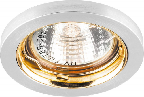 Светильник встраиваемый Feron DL1016 потолочный MR16 G5.3 алюминий-золото 20131 в г. Санкт-Петербург 