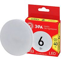 Б0054242 Лампа светодиодная RED LINE LED GX-6W-827-GX53 R 8Вт таблетка тепл. бел. Эра 