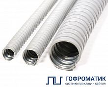 zeta44515 Металлорукав в ПВХ изоляции РЗ-ЦПнг 32 сер. (уп.20м) ГОФРОМАТИК 