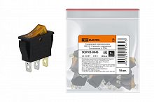 SQ0703-0045 Клавишный переключатель IRS-101-Y желтый с подсветкой 2 положения 1з TDM