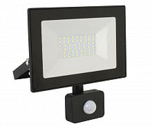 13330 Прожектор светодиодный с датчиком LFL-3002S C02 30Вт 230В 6500К черн. Ultraflash 