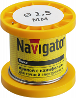 Припой 93 077 NEM-Pos02-61K-1.5-K50 (ПОС-61; катушка; 1.5мм; 50 г) Navigator 93077 в г. Санкт-Петербург 