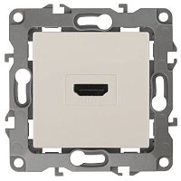 Б0027482 Розетка 12-3114-02 HDMI сл. кость ЭРА 