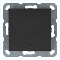 G3011NB Выключатель 1-кл. 10А IP20 с подсветкой механизм антрацит Jasmart 