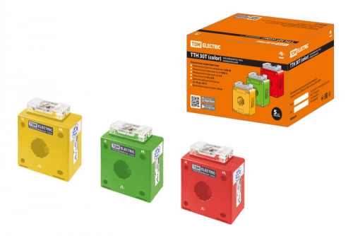 SQ1101-1210 ТТН  30T/150/5-5VA/0.5-Р (3 шт., color) TDM