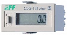 EA16.002.002 Счетчик времени работы CLG-13T/230 (вход сброса кнопка сброса прямой счет импульсов (1-99999.9) монтаж на щит 110-240В AC/DC IP20) F&F 