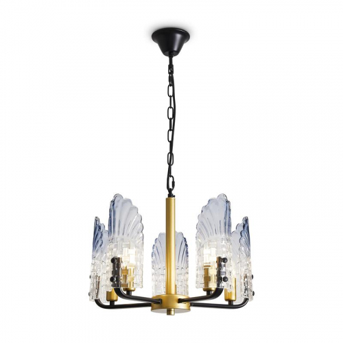FR5525PL-05GB Светильник Ollie 5х40Вт E14 IP20 подвесной Freya 