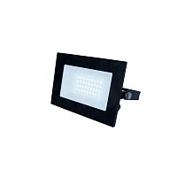 UL-00007364 Прожектор светодиодный ULF-F21-30W/6500K IP65 200-250В BLACK дневной свет 6500К корпус черн. Uniel 