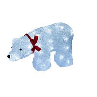 Фигурка светодиодная «Белый медведь» 23х36.5см Uniel ULD-M3423-040/STA 07954 в г. Санкт-Петербург 