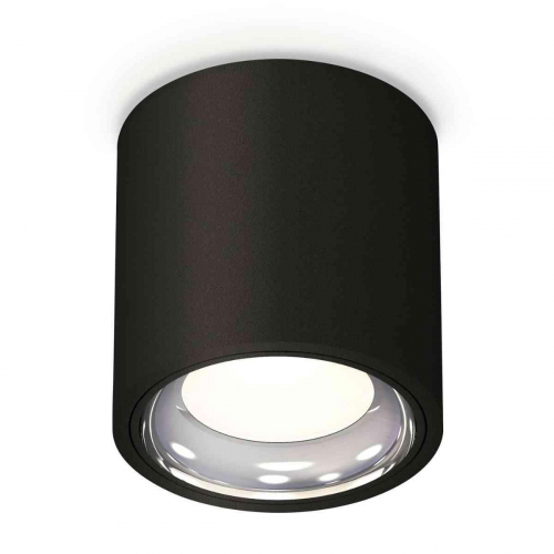 Комплект накладного светильника Ambrella light Techno Spot XS7532011 SBK/PSL черный песок/серебро полированное (C7532, N7023) в г. Санкт-Петербург 