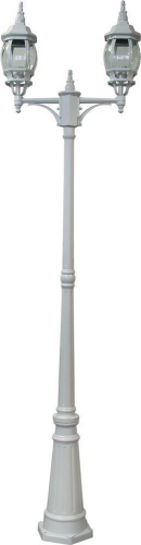 Светильник садово-парковый Feron 8114 столб 2*100W E27 230V, белый 11210 в г. Санкт-Петербург 