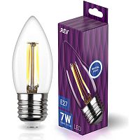 Лампа светодиодная филаментная REV С37 E27 7W DECO Premium нейтральный белый свет свеча 32489 8 в г. Санкт-Петербург 