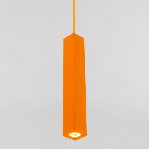 Подвесной светильник Eurosvet 50154/1 LED оранжевый в г. Санкт-Петербург 