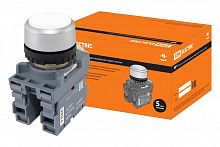 SQ0747-0005 Кнопка MP1-20W в сборе d22мм 1з+1р белая TDM