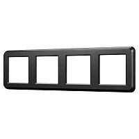045188 Рамка пластиковая FRM-VERSA-PL-4-BK Arlight 