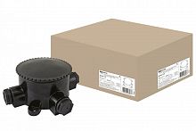 SQ1401-1102 Коробка электромонтажная КЭМ 2-660-4 ОП D95 мм IP65, 4-х рожк. (карболит) TDM