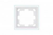 FD1001PWM Рамка 1-м СП FD бел. матов. soft touch Jasmart 