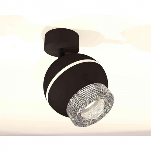 Комплект накладного светильника Ambrella light Techno Spot XM1102010 SBK/CL черный песок/прозрачный (A2210, C1102, N7191) в г. Санкт-Петербург  фото 3
