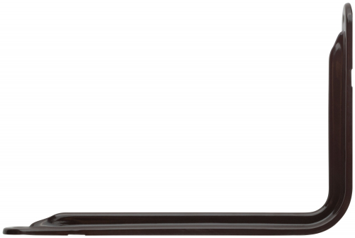 Уголок-кронштейн усиленный коричневый 160х250 мм (1.0 мм) в г. Санкт-Петербург  фото 2