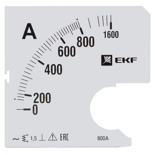 Шкала сменная для A961 800/5А-1.5 PROxima EKF s-a961-800 в г. Санкт-Петербург 
