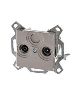2CHH083607A6018 Розетка телевизионная проходная TV/R Levit 7дБ кофе макиато ABB 