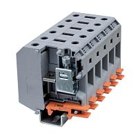 KRUH-240 Клемма проходная винтовой зажим 2 точки подключения 240кв.мм сер. DKC 