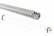SQ0410-0011 Кабель-канал перфорированный 25х25 перфорация 4/6мм TDM (60 м)