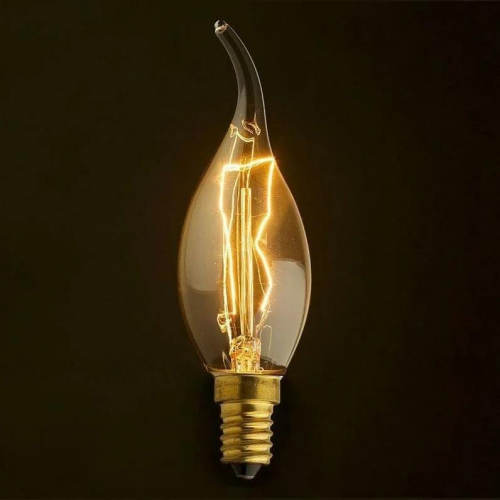Лампа накаливания E14 60W прозрачная 3560-TW в г. Санкт-Петербург  фото 2