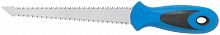 Ножовка ручная узкая для гипсокартона, прорезиненная ручка 170 мм 15374М в г. Санкт-Петербург 