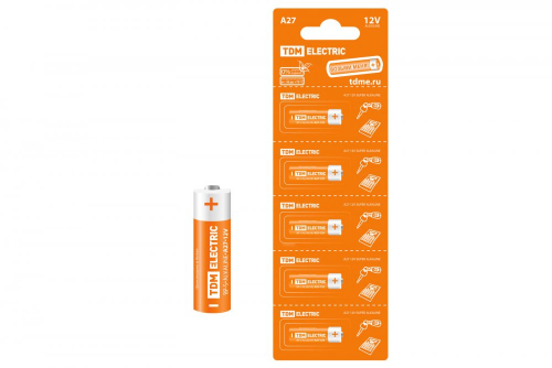 SQ1702-0040 Элемент питания A27 Alkaline 12V BP-5 TDM