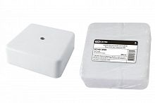 SQ1401-0905 Коробка распаячная КР 75х75х28 ОП белая, IP40, инд. штрихкод TDM