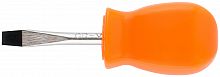 Отвертка "Эконом", CrV сталь, пластиковая оранжевая ручка  5х38 мм SL в г. Санкт-Петербург 