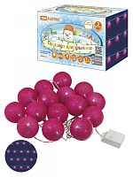 SQ0361-0094 Гирлянда светодиодная "Клубочки" 3 м, 15LED, белый, 8 режимов, 250В, IP20, TDM