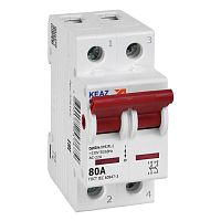 328165 Выключатель нагрузки модульный 2п 80А OptiDin BM63PL-280-УХЛ3 (ВМ63PL) КЭАЗ 