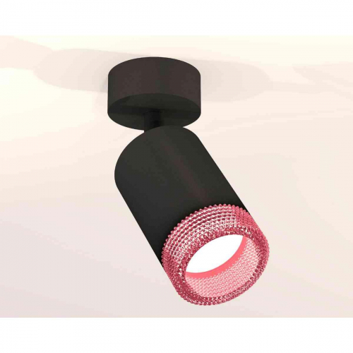 Комплект накладного светильника Ambrella light Techno Spot XM6313003 SBK/PI черный песок/розовый (A2210, C6313, N6152) в г. Санкт-Петербург  фото 3