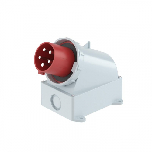 DIS245M6398 Вилка настенная 63А 3P+E+N 400В IP67 DKC 