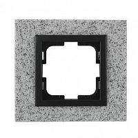 Рамка 1-постовая Mono Electric Style Granit белый гранит 107-600000-160 в г. Санкт-Петербург 