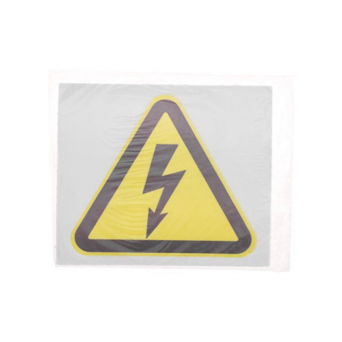Наклейка знак электробезопасности "Опасность поражения электротоком " 100х100х100мм Rexant 56-0005 в г. Санкт-Петербург  фото 3