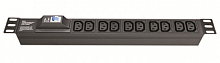 Блок розеток 8-м 10А IEC 60320 C13 для 19дюйм шкафов автомат защиты DKC R519IEC8CBC14 в г. Санкт-Петербург 
