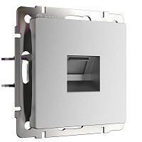 W1181065 Розетка Ethernet RJ-45 (серебряный матовый) 
