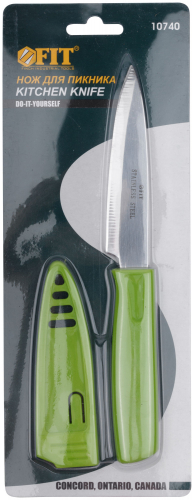 Нож для пикника, нерж.сталь, пластиковая ручка, лезвие 100 мм в г. Санкт-Петербург  фото 3