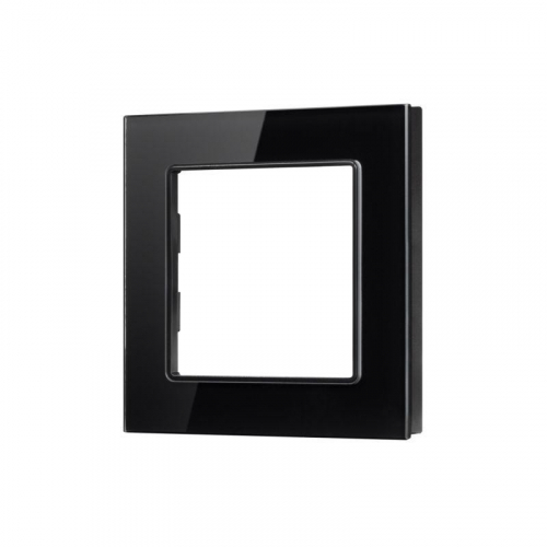 043787 Рамка стеклянная FRM-GLARE-GS-1-BK Arlight 