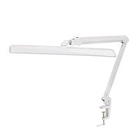 31-0410 Светильник светодиодный настольн. ECO light 324SMD бестеневой на струбцине бестеневой на струбцине с диммером тепл./холод. свет свечения бел. Rexant 