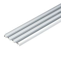 UL-00000602 Профиль накладной для светодиод. ленты UFE-A08 SILVER 200 POLYBAG L2000 анодир. алюм. Uniel 